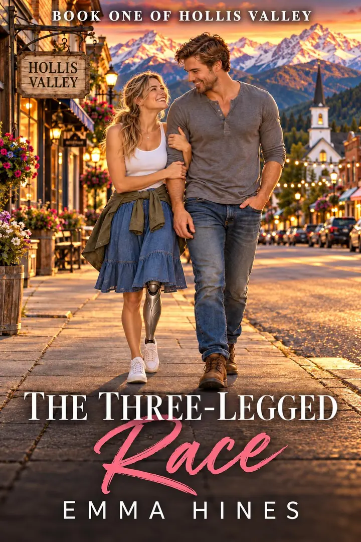 Cover of The Three-Legged Race, Hollis Valley Book One, by Emma Hines
